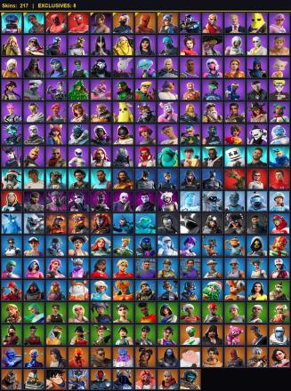 219 SKINS PC/XBOX TRAVIS SCOTT ASTRO JACK GOLD MIDAS GOLD BRUTUS NARUTO UZUMAKI FNCS 3:1 CHAMPION GRIND WORLD WARRIOR 400 VB — image 1