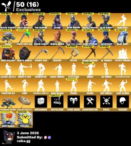 225 skins🔥Black Knight🔥