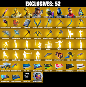 [228 SKINS] 🍀 Gold Brutus 🍀 Gold Midas 🍀 Lina Scorch 🍀 Subzero Cryptic 🍀 Sultura 🍀 Prodigy 🍀 Mizuki 🍀 The Foundation 🍀 PARENTAL CONTROL 🍀 (PC/PSN/XBOX) — Fortnite account listing