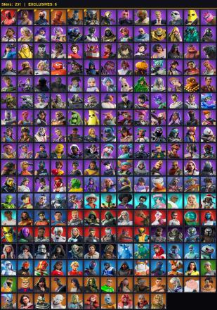 232 SKINS PC/PSN/XBOX GOLD MIDAS POINT PATROLLER TRAILBLAZER CLOUD STRIKER GAME KNIGHT BLACKHEART 900 VB FULL ACCESS — image 1