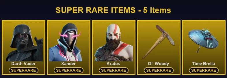 🎮 243 Skins 💎 750 V-Bucks ⚡ Lvl 3161 | Darth Vader | Xander | Kratos 🏆 410 Wins — Fortnite account listing