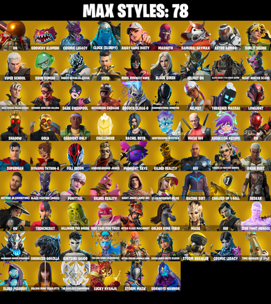248 SKINS ✨ Naruto Uzumaki ✨ Vivi Chroma ✨ Snake Eyes ✨ Kait Diaz ✨ Subzero Cryptic ✨ Kymera ✨ Peter Griffin ✨ Ronin ✨ Torin ✨ Omegarok ✨ 500 VB (PC/PSN/XBOX) — image 3