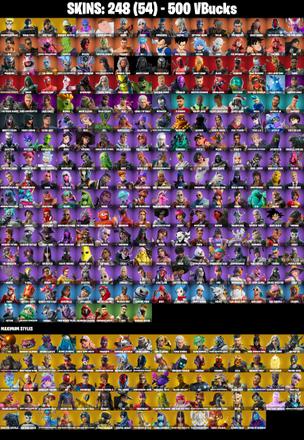 248 SKINS ✨ Naruto Uzumaki ✨ Vivi Chroma ✨ Snake Eyes ✨ Kait Diaz ✨ Subzero Cryptic ✨ Kymera ✨ Peter Griffin ✨ Ronin ✨ Torin ✨ Omegarok ✨ 500 VB (PC/PSN/XBOX) — image 2