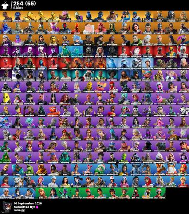 💎 254 skins 💎 TRAVIS SCOTT 🧿 ASTRO JACK 🧿 GOLD MEOWSCLES 🧿 GOLD MIDAS 🧿 GOLD BRUTUS 🧿 VIVI CHROMA 🧿 SUBZERO CRYPTIC 🧿 SULTURA 🧿 FIXER 🧿 350 VB 🧿 — image 1