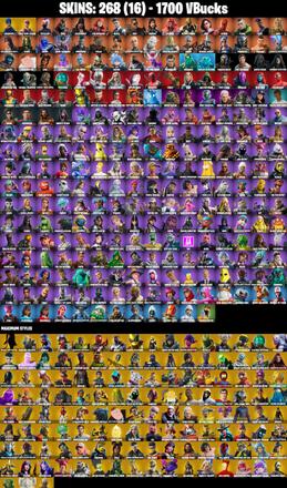 268 SKINS ✨ Catalyst ✨ Ruin ✨ Blackheart ✨ The Imagined ✨ Midas ✨ Joey ✨ Sorana ✨ Valeria ✨ Ultima Knight ✨ Rox ✨ 1700 VB ✨ OG STW (PC/PSN/XBOX) — image 2