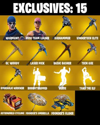268 SKINS ✨ Catalyst ✨ Ruin ✨ Blackheart ✨ The Imagined ✨ Midas ✨ Joey ✨ Sorana ✨ Valeria ✨ Ultima Knight ✨ Rox ✨ 1700 VB ✨ OG STW (PC/PSN/XBOX) — image 1