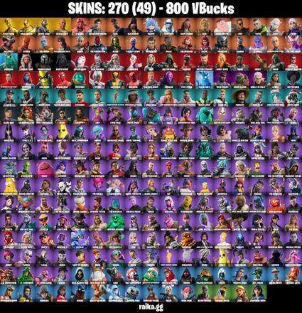 🌀270 skins🌀Renegade Raider💢Gold Midas💢Gold Brutus💢Rogue Agent💢Black Adam💢Valeria💢Ascendant Midas💢Fade💢Blackheart💢Nezumi💢800 VB💢 — image 1