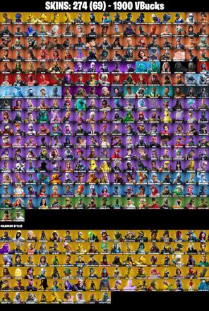 274 SKINS ✨ Travis Scott ✨ Astro Jack ✨ Gold Brutus ✨ Gold Meowscles ✨ Gold TNTina ✨ Gold Midas ✨ Rogue Agent ✨ 1900 VB (PC/PSN/XBOX) — image 2