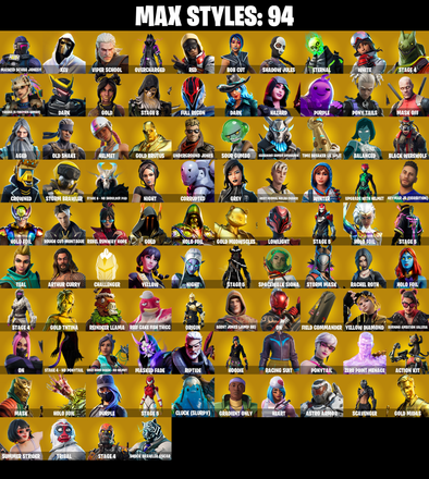 274 SKINS ✨ Travis Scott ✨ Astro Jack ✨ Gold Brutus ✨ Gold Meowscles ✨ Gold TNTina ✨ Gold Midas ✨ Rogue Agent ✨ 1900 VB (PC/PSN/XBOX) — image 3