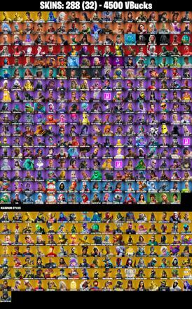 288 SKINS ✨ Gold Midas ✨ Gold Brutus ✨ The Champion ✨ Pitch Patroller ✨ Andromeda ✨ Snap ✨ Joey ✨ Gear Specialist Maya ✨ Sentinel ✨ 4500 VB (PC/PSN/XBOX) — image 2