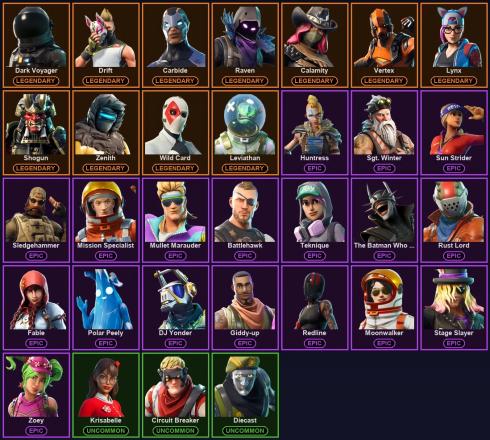 🎮 32 Skins 💎 650 V-Bucks ⚡ Lvl 440 | Dark Voyager | Drift | Carbide 🏆 56 Wins — image 2