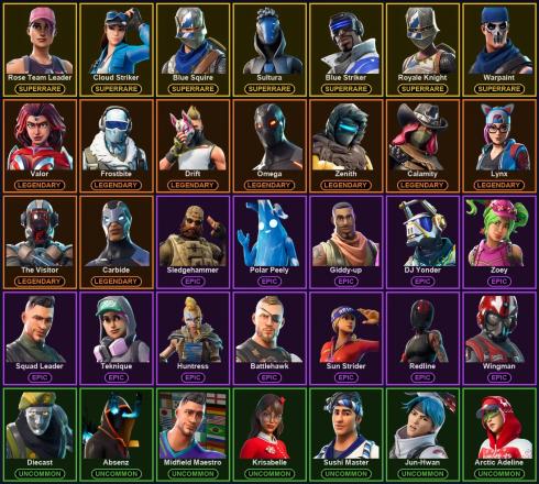 ๐ฎ 35 Skins โก Lvl 634 | Rose Team Leader | Cloud Striker | Blue Squire ๐ 74 Wins โ image 2