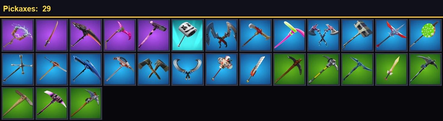 36 SKINS PC/PSN/XBOX AC/DC SPARKLE SPECIALIST FLOSS ROYALE KNIGHT BLUE SQUIRE OG STW MAKO GLIDER ROYALE X MAIL CHANGEABLE — image 3