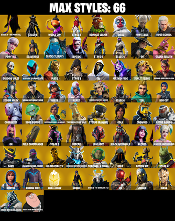 [361 SKINS] 🌸 Renegade Raider 🌸 Travis Scott 🌸 WORLD CUP 🌸 Shady Doggo 🌸 Pitch Patroller 🌸 Rogue Agent 🌸 (PC/PSN/XBOX) — image 3