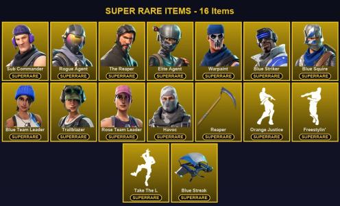 ๐ฎ 38 Skins ๐ 1090 V-Bucks โก Lvl 389 | Sub Commander | Rogue Agent | The Reaper ๐ 93 Wins โ Fortnite account listing