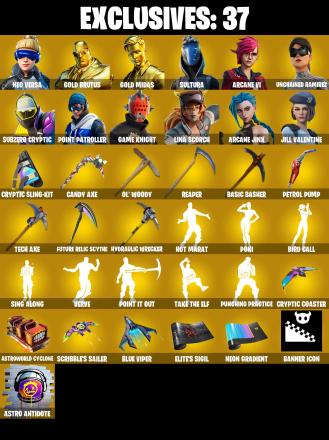 394 SKINS ✨ Renegade Raider ✨ Neo Versa ✨ Gold Brutus ✨ Gold Midas ✨ Sultura ✨ Arcane Vi ✨ Unchained Ramirez ✨ 100 VB (PC/PSN/XBOX) — image 1