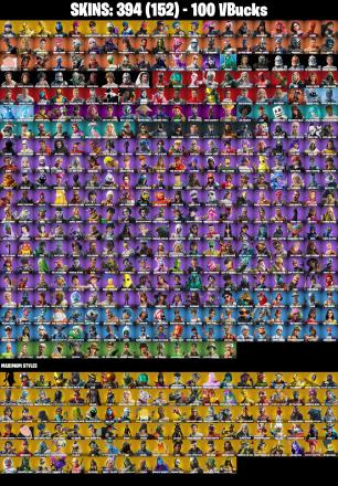 394 SKINS ✨ Renegade Raider ✨ Neo Versa ✨ Gold Brutus ✨ Gold Midas ✨ Sultura ✨ Arcane Vi ✨ Unchained Ramirez ✨ 100 VB (PC/PSN/XBOX) — image 2