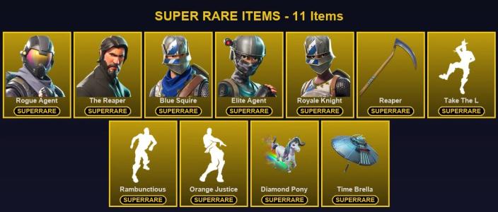 ๐ฎ 45 Skins ๐ 300 V-Bucks โก Lvl 750 | Rogue Agent | The Reaper | Blue Squire ๐ 198 Wins โ Fortnite account listing