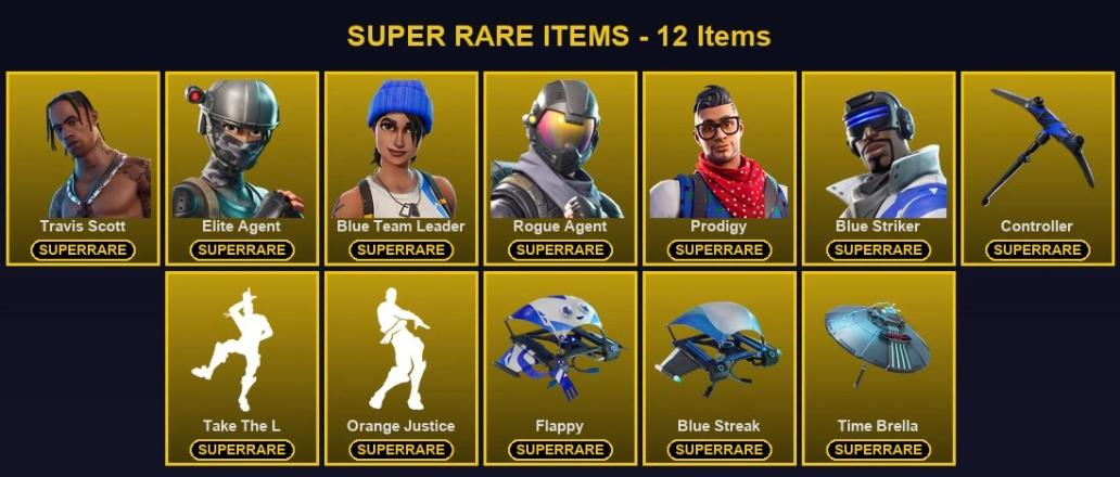 🎮 51 Skins 💎 1300 V-Bucks ⚡ Lvl 745 | Travis Scott | Elite Agent | Blue Team Leader 🏆 104 Wins — image 1