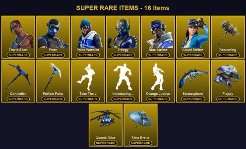 🎮 54 Skins 💎 500 V-Bucks ⚡ Lvl 730 | Travis Scott | Fixer | Point Patroller 🏆 47 Wins — Fortnite account listing