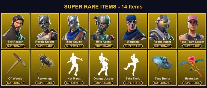 ๐ฎ 61 Skins ๐ 250 V-Bucks โก Lvl 577 | The Reaper | Royale Knight | Blue Squire ๐ 25 Wins โ Fortnite account listing