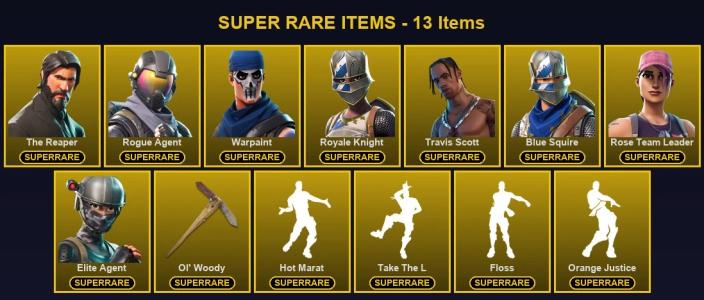 🎮 62 Skins 💎 150 V-Bucks ⚡ Lvl 729 | The Reaper | Rogue Agent | Warpaint 🏆 129 Wins — Fortnite account listing