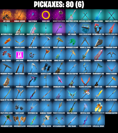[66 SKINS] 🌸 IKONIK 🌸 Pyreheart 🌸 Sonic the Hedgehog 🌸 Hatsune Miku 🌸 Laufey 🌸 Snow Miku 🌸 Tour Ready Lil Tecca 🌸 Neko Hatsune Miku 🌸 (PC/PSN) — image 7