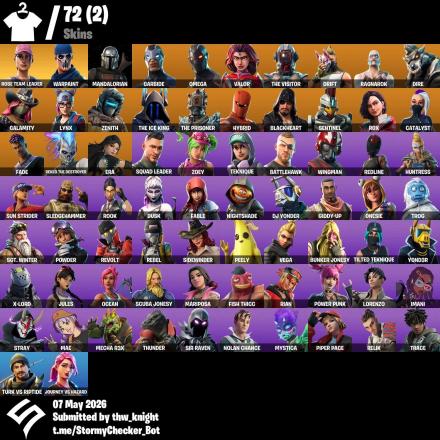 72 Skins 🔥 Rose Team Leader | Warpaint | Rose Glow | Fish Thicc | 850 VB ✅ Full Access [PC/PSN/XBOX] — image 1