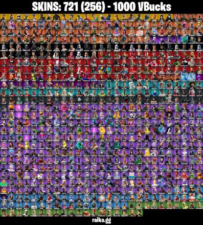 🌀721 skins🌀The Reaper💢Glow💢Neo Versa💢Elite Agent💢Blue Team Leader💢Master Chief (Matte Black)💢Gold Kratos💢Omega (stage 5)💢1000 VB💢 — image 1