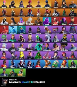 75 skins 🔥 WildCat 🔥 IKONIK 🔥 Glow