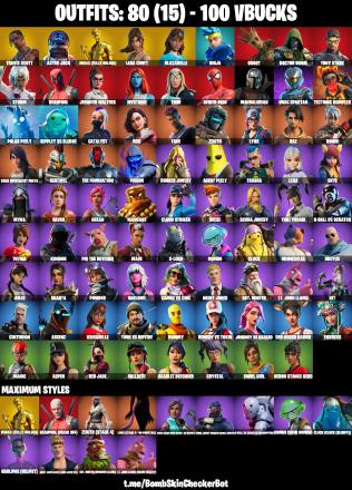 ✅80 Skins✅ Travis Scott , Laugh It Up , Take The Elf , Astro Jack — image 2