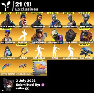 [82 SKINS] 🌞 Black Knight 🌞 Sparkle Specialist 🌞 The Reaper 🌞 Blue Squire 🌞 Royale Knight 🌞 Elite Agent 🌞 Blue Team Leader 🌞 Lina Scorch 🌞 [PC/PSN/XBOX] — Fortnite account listing
