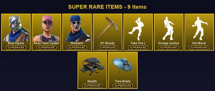 🎮 86 Skins 💎 800 V-Bucks ⚡ Lvl 1514 | Blue Squire | Rose Team Leader | Warpaint 🏆 133 Wins — Fortnite account listing