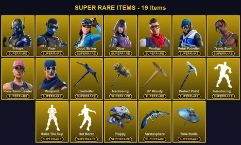 🎮 86 Skins 💎 50 V-Bucks ⚡ Lvl 1282 | Trilogy | Fixer | Cloud Striker 🏆 135 Wins — Fortnite account listing
