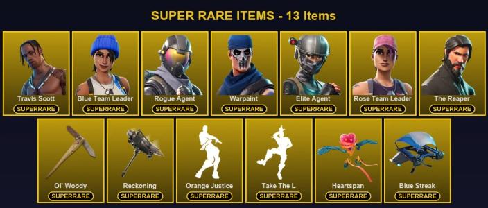 🎮 88 Skins 💎 850 V-Bucks ⚡ Lvl 1317 | Travis Scott | Blue Team Leader | Rogue Agent 🏆 497 Wins — Fortnite account listing