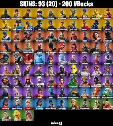 π93 SKINS β‘οΈPC/XBOX/PSNβ‘οΈBLACK KNIGHT π OG STW PARAGON BANNER π SPARKLE SPECIALIST π THE REAPER π NEO VERSA π ROYALE KNIGHT π§ FULL ACCESS #C007 β image 1
