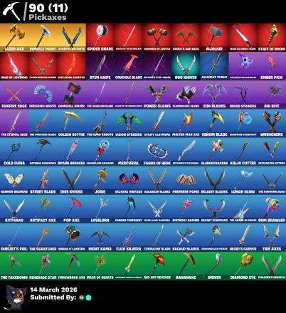 💜94 SKINS💜PSN XBOX NINTENDO PC💜200-vBUCKS💜 BACHII VICTORIA SAINT QUEEN OF HEARTS SKULL RANGER TSUKI SNUGGS📌TROPICAL PUNCH ZOEY✅UNPEELY📌SUMMER FABLE✅RAPTOR STONEHEART JOHN WICK📌DREAD OMEN — image 3