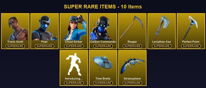 🎮 94 Skins 💎 450 V-Bucks ⚡ Lvl 1610 | Travis Scott | Fixer | Cloud Striker 🏆 215 Wins — Fortnite account listing