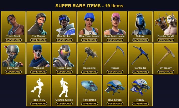 ๐ฎ 95 Skins ๐ 450 V-Bucks โก Lvl 797 | Travis Scott | The Reaper | Blue Striker ๐ 117 Wins โ image 1
