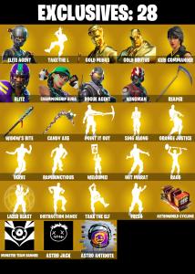 (PC/PSN) 284 SKINS 🔥 Elite Agent 🔥 Gold Midas 🔥 Gold Brutus 🔥 Keri Commander 🔥 Blitz 🔥 Championship Aura 🔥 Rogue Agent 🔥 1000 VB | PARENTAL CONTROLS — Fortnite account listing