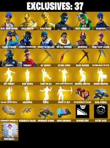 (PC/XBOX) OG STW ๐ฅ 290 SKINS ๐ฅ Blue Team Leader ๐ฅ Gold Brutus ๐ฅ Gold Midas ๐ฅ Fixer ๐ฅ FNCS Renegade ๐ฅ Cloud Striker ๐ฅ 6550 V-Buc๐ฅ PARENTAL CONTROLS โ Fortnite account listing