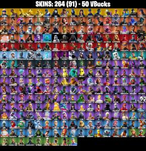 (PC) 50 VB) OG STW 🔥 264 SKINS 🔥 NEO VERSA 🔥 TRAVIS SCOTT 🔥 GOLD MIDAS 🔥 GOLD MEOWSCLES 🔥 GOLD BRUTUS 🔥 POINT PATROLLER 🔥 GRIND 🔥 LINA SCORC | PARENTAL CONTROLS — Fortnite account listing