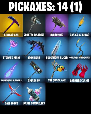 (PC/XBOX) 0 VB) 9 SKINS 💚 Galaxy 💚 Wingman 💚 Rogue Agent 💚 Carbide 💚 Calamity 💚 Teknique 💚 DJ Yonder 💚 Battlehawk 💚 Giddy-up 💚 Galactic Disc 💚 — image 2