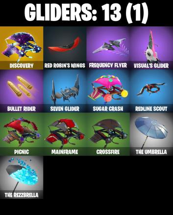 (PC/XBOX) 0 VB) 9 SKINS 💚 Galaxy 💚 Wingman 💚 Rogue Agent 💚 Carbide 💚 Calamity 💚 Teknique 💚 DJ Yonder 💚 Battlehawk 💚 Giddy-up 💚 Galactic Disc 💚 — image 4
