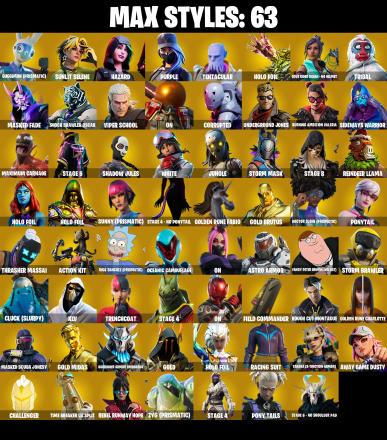 (PC/PSN/XBOX) 224 SKINS 🎰 Neo Versa 🎰 Gold Brutus 🎰 Gold Midas 🎰 Keri Commander 🎰 Prodigy 🎰 Arcane Jinx 🎰 Unchained Ramirez 🎰 850 V-Buck PARENTAL CONTROL — image 3