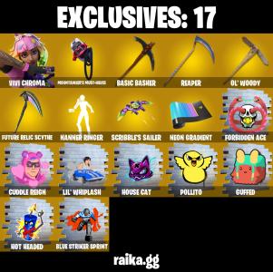 β¨ EXCLUSIVE OFFERβ‘οΈ(PC) 350 VB) 285 SKINS π« Renegade Raider π₯ Vivi Chroma π Spectra Knight π₯ Kymera π Valeria π₯ The Origin π Peter Griffin π₯ Mizuki π Zeus | PARENTAL CONTROL β Fortnite account listing