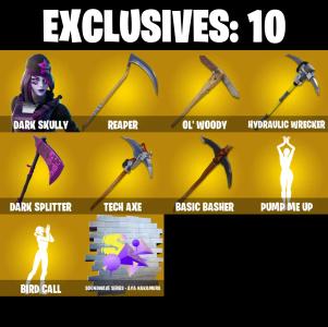 (PC) 211 SKINS🔥 Dark Skully 🔥 Peter Griffin 🔥 Era 🔥 Zeus 🔥 Hades 🔥 Mizuki 🔥 Malik 🔥 Spectra Knight 🔥 The Ageless 🔥 Snap 🔥 200 V-Buc PARENTAL CONTROLS — Fortnite account listing
