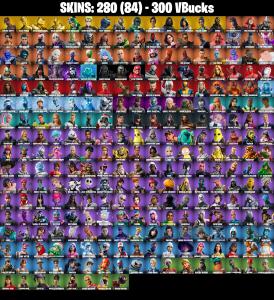 (PC/PSN) 300 VB) 280 SKINS π₯ RENEGADE RAIDER π₯ TRAVIS SCOTT π₯ GOLD MIDAS π₯ GOLD MEOWSCLES π₯ GOLD BRUTUS π₯ FNCS RENEGADE π₯ NARUTO UZUMAK | PARENTAL CONTROLS β Fortnite account listing