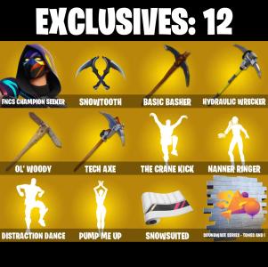 (PC/PSN/XBOX) 225 SKINS π° Renegade Raider π° FNCS Champion Seeker π° Era π° Zeus π° Spectra Knight π° Joey π° Raz π° Mizuki π° 300 V-Bucks PARENTAL CONTROL β Fortnite account listing
