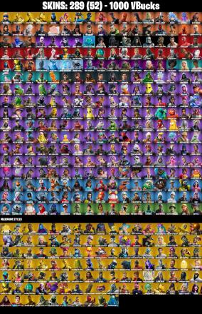 (PC/XBOX) 289 SKINS 🔥 Neo Versa 🔥 Gold Brutus 🔥 Gold Midas 🔥 Gold Meowscles 🔥 Sultura 🔥 Dummy Supreme 🔥 Cloud Striker 🔥 Fixer 🔥 Valeria 🔥 Fade 🔥 1000 VB 🔥 PARENTAL CONTROLS — image 2